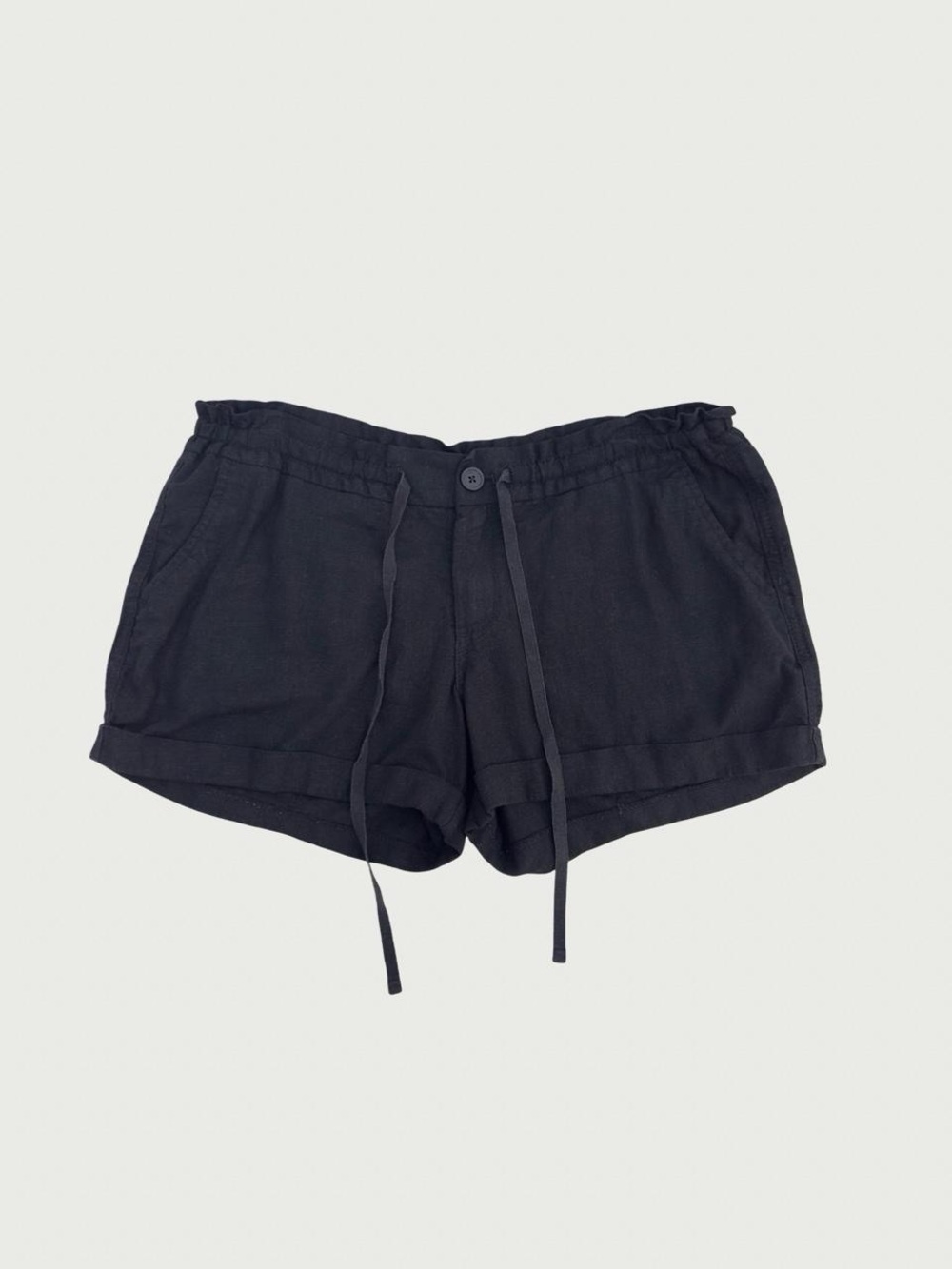 Low Rise Linen Relaxed Shorts